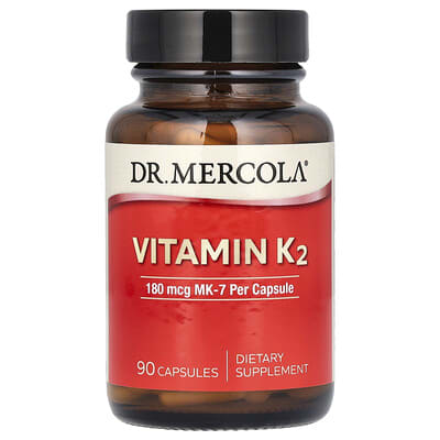 Витамин K2, 180 mcg, 90 капсул