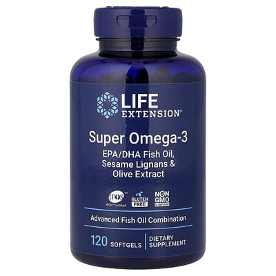 Super Omega-3, 120 мягких капсул