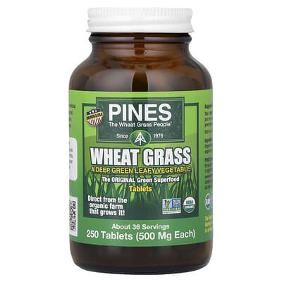 Wheat Grass, 250 Tablets