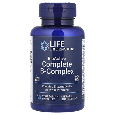 BioActive Complete B-Complex, 60 вегетарианских капсул