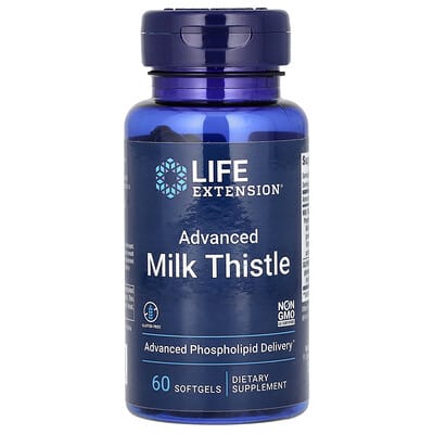 Advanced Milk Thistle, 60 мягких капсул
