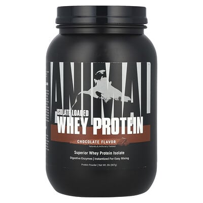 Isolate Loaded Whey Protein™ Powder, Chocolate, 2 lb (907 g)