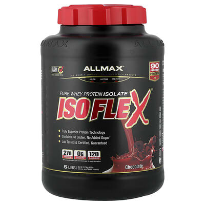 ISOFLEX® изолят сывороточного протеина шоколадный 5 lbs (2.27 kg)