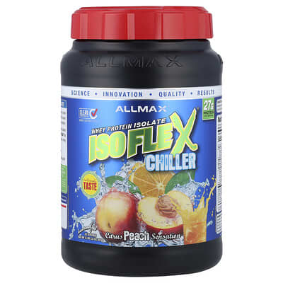 ISOFLEX® Chiller изолят сывороточного протеина, Citrus Peach Sensation, 2 lbs (907 g)