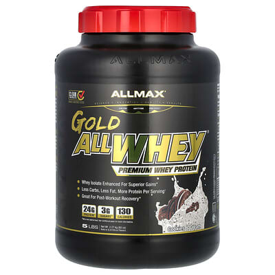 GOLD ALLWHEY®, премиальный протеин из молочной сыворотки, печенье с кремом, 5 lbs (2.27 kg)