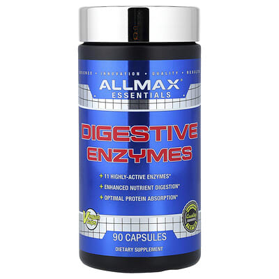 Пищеварительные ферменты ALLMAX Essentials, 90 капсул