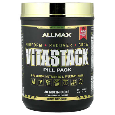 ALLMAX VITASTACK™, упаковка таблеток, 30 шт