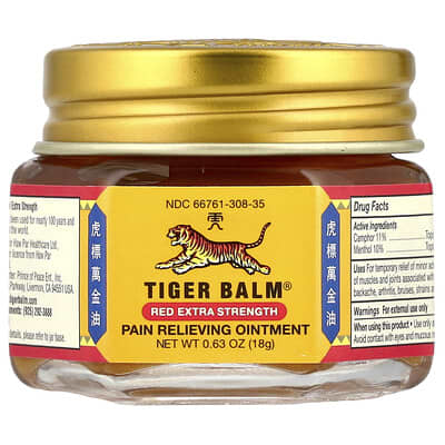 Tiger Balm мазь для снятия боли, 0.63 oz (18 g)