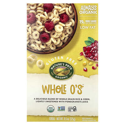 Organic Whole O's™ Cereal, 11.5 oz (325 g)
