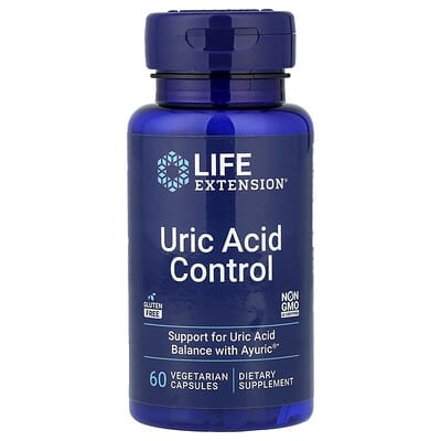 Uric Acid Control, 60 вегетарианских капсул