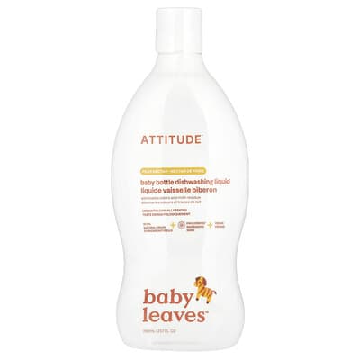 Baby Leaves™, средство для мытья детских бутылочек, груша, 23.7 fl oz (700 ml)
