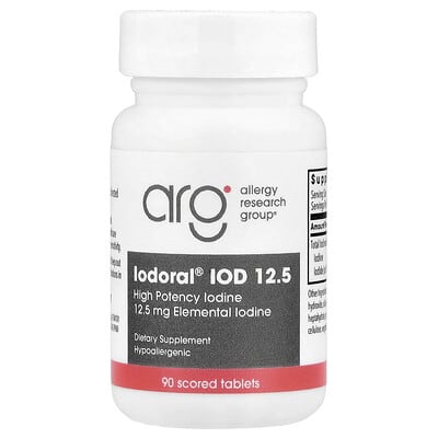 Iodoral® IOD 12.5, высококонцентрированный йод, 90 таблеток