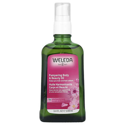 Pampering Body & Beauty Oil, Wild Rose Extracts, 3.4 fl oz (100 ml)
