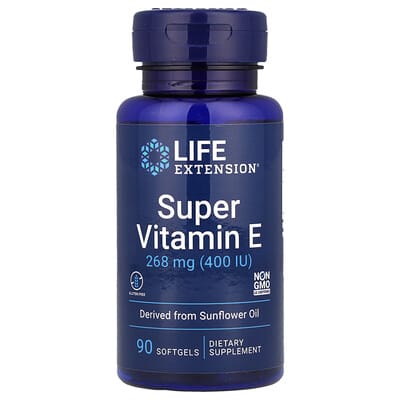Super Vitamin E, 268 mg (400 IU), 90 Softgels