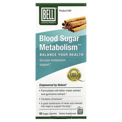 Blood Sugar Metabolism™, 60 Veggie Capsules