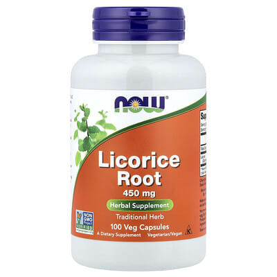 Licorice Root, 450 mg, 100 Veg Capsules