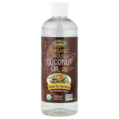 Кокосовое масло NOW Foods Ellyndale® Organics, Organic Liquid Coconut Oil, Pure Coconut, 16 fl oz (473 ml)