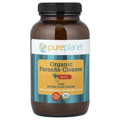 Organic Parasite Cleanse, ананас, 6.14 oz (174 g)