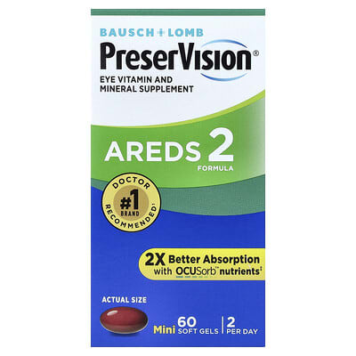 PreserVision AREDS 2 Formula, 60 мини-капсул