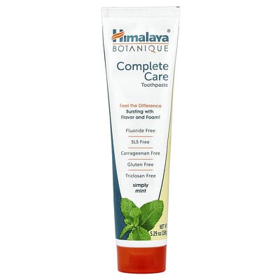 Botanique, Complete Care Toothpaste, Simply Mint, 5.29 oz (150 g)