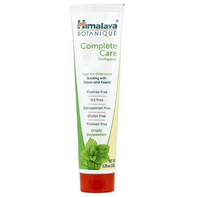 Botanique, Complete Care Toothpaste, Simply Peppermint, 5.29 oz (150 g)