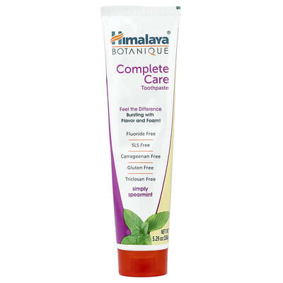 Botanique, Complete Care Toothpaste, Simply Spearmint, 5.29 oz (150 g)