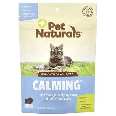 Calming®, для кошек, все размеры, 30 жевательных таблеток, 1.59 oz (45 g)