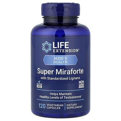 Super Miraforte с стандартизированными лигнанами, 120 вегетарианских капсул