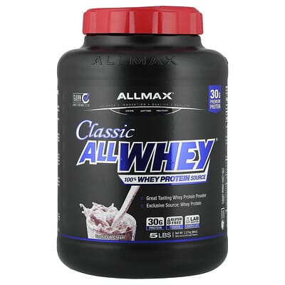 ALLMAX CLASSIC ALLWHEY® 100% сывороточный протеин Cookies & Cream 5 lbs. (2.27 kg)