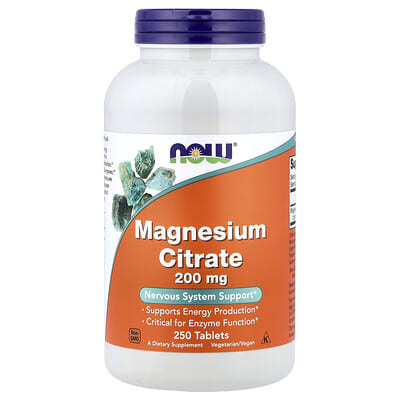 Цитрат магния, 200 mg, 250 таблеток
