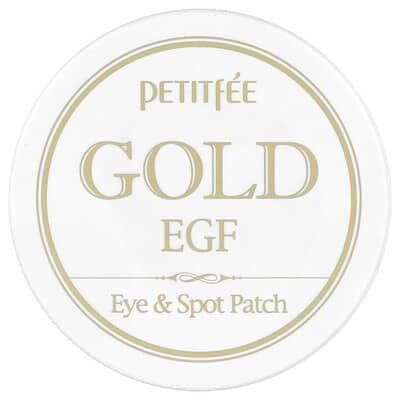 Патчи для глаз и против прыщей Gold & EGF, 60 патчей для глаз (1.1 g) + 30 патчей от прыщей (0.6 g)