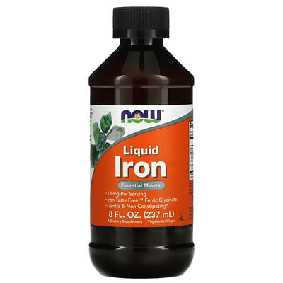 Жидкое железо, 18 mg, 8 fl oz (237 ml)