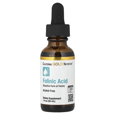 Фолиевая кислота, без спирта, 1 fl oz (30 ml)