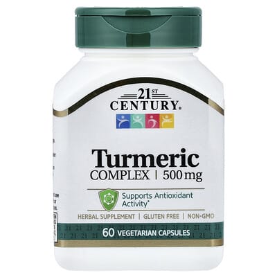 Куркумин комплекс, 500 mg, 60 вегетарианских капсул