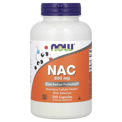 NAC, 600 mg, 250 капсул