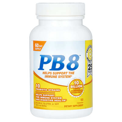 PB 8™, 10 Billion, 60 капсул