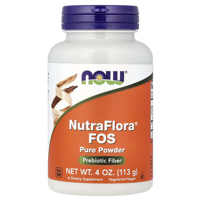 NutraFlora® FOS, чистый порошок, 4 oz (113 g)