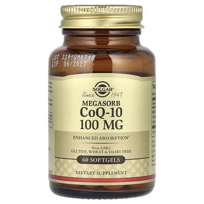 Megasorb CoQ-10, 100 mg, 60 мягких капсул