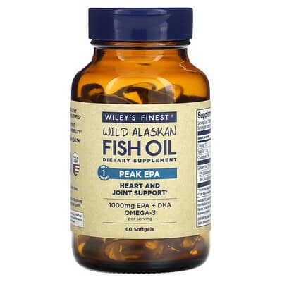Wild Alaskan Fish Oil, Peak EPA, 60 Softgels