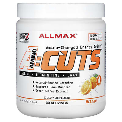 ACUTS™, Amino-Charged Energy, Orange, 7.4 oz (210 g)