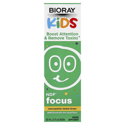 Детский NDF® Focus, цитрус, 2 fl oz (59 ml)