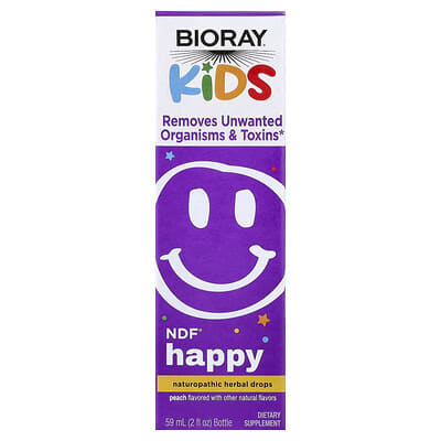 Детский NDF® Happy, персик, 2 fl oz (59 ml)