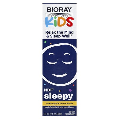 Детский NDF® Sleepy, кленовый вкус, без алкоголя, 2 fl oz (59 ml)