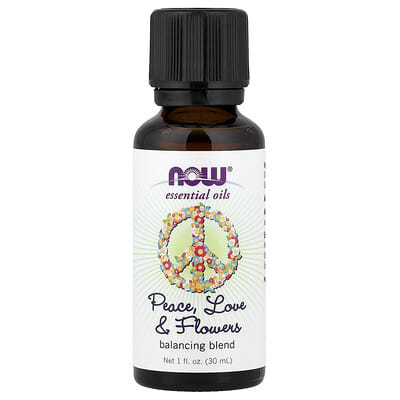 NOW Foods эфирные масла Peace, Love & Flowers 1 fl. oz (30 ml)