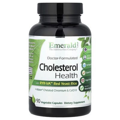 Витамины для здоровья холестерина Emerald Laboratories, 90 Vegetable Capsules