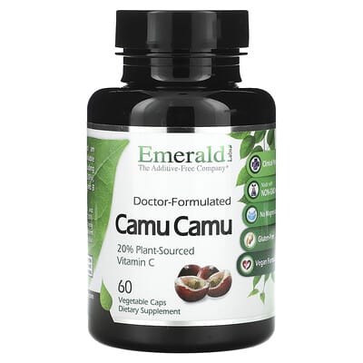 Camu Camu, 60 вегетарианских капсул (500 mg на капсулу)