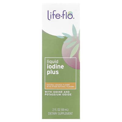 Жидкий йод плюс, натуральный апельсин, 2 fl oz (59 ml)