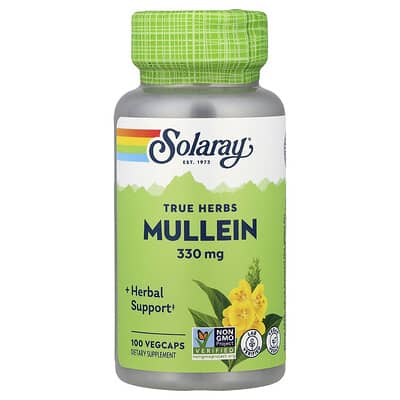 Solaray True Herbs, душица, 330 mg, 100 VegCaps