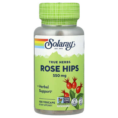 Шиповник True Herbs, 550 mg, 100 VegCaps