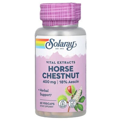 Vital Extracts, Horse Chestnut, 60 вегетарианских капсул